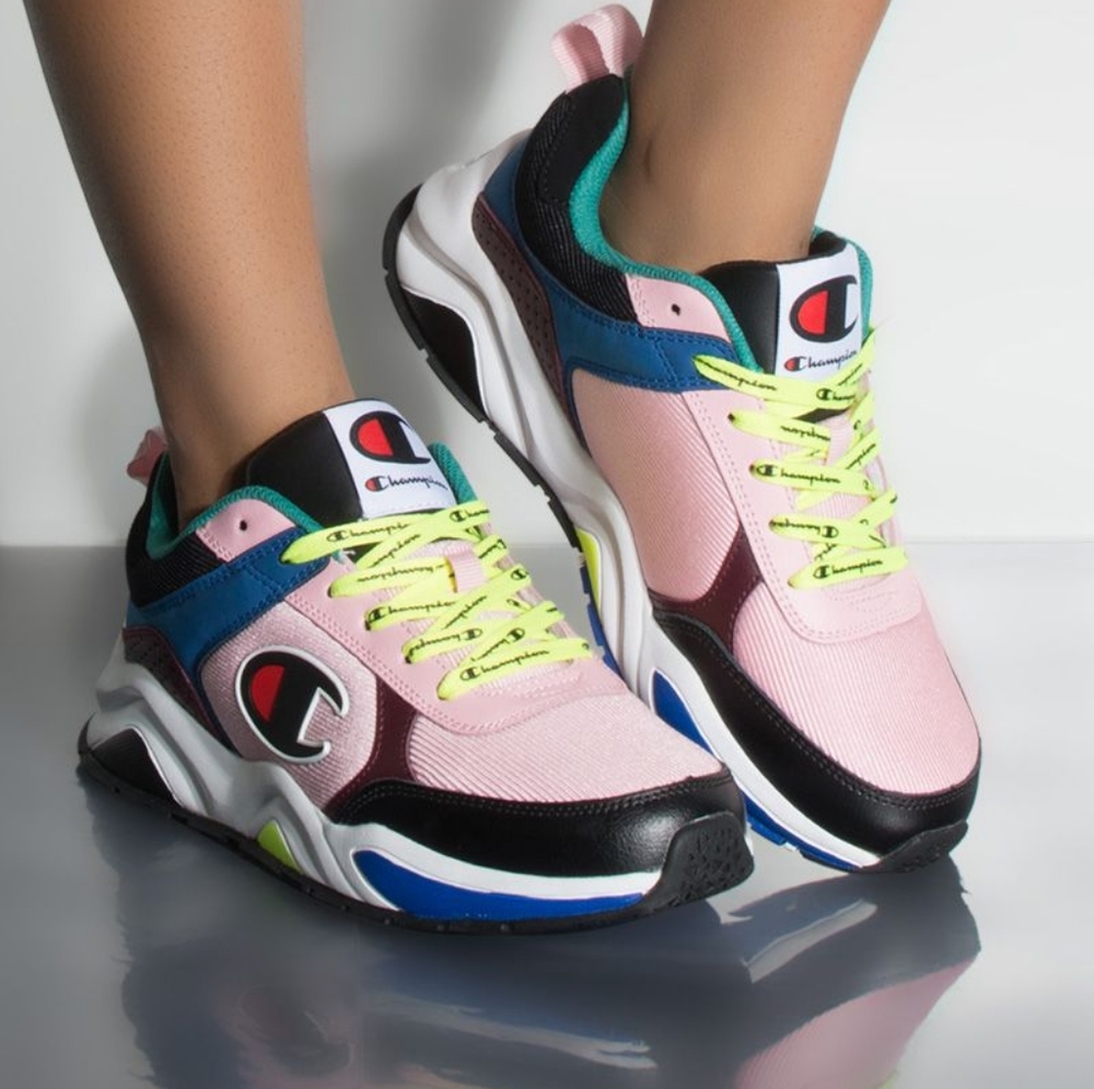NEW CHAMPION MENS 93EIGHTEEN BLOCK SNEAKER SHOES